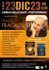 Franco Francassi all'Elba: parlare di pace in tempi di guerra