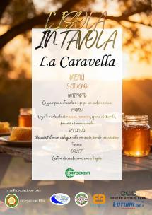 L’isola in tavola stasera ‘a bordo’ del ristorante La Caravella, a Porto Azzurro