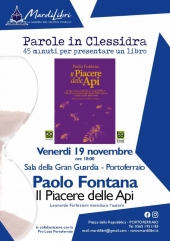 Parole in clessidra - appuntamento con Paolo Fontana e "Il Piacere delle Api"