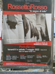 Il Teatro Civile di 'Rossetto Rosso' di nuovo in scena a Portoferraio