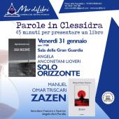 "Parole in clessidra" presenta due libri di poesie