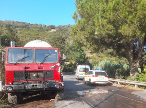 Trovato privo di sensi sul suo camion, trasferito con il Pegaso a Siena