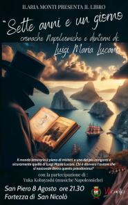 Alla scoperta di un autore misterioso, a San Piero "Sette anni e un giorno" di Luigi Maria Lucani