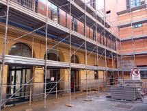 Lavori in corso al Palazzo della Biscotteria