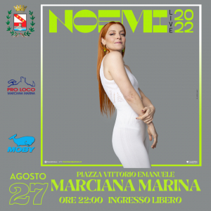 Il 27 Agosto Noemi in concerto a Marciana Marina
