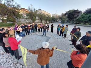 Il Flash Mob sulla Pace di Amnesty International alle Ghiaie