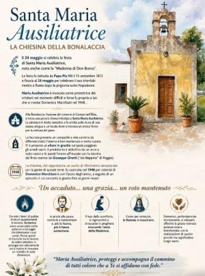 Alla Bonalaccia la celebrazione della festività dedicata a Santa Maria Ausiliatrice