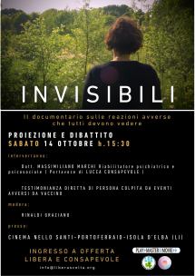 Anche all'Elba arriva "Invisibili”