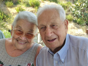 La festa per i 70 anni di matrimonio di Umberto e Vanda