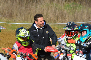 Fabio Pierini allenatore per la Toscana dei ragazzi che parteciperanno al Trofeo delle Regioni Mini Enduro