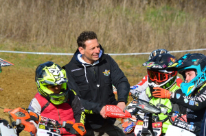 Fabio Pierini allenatore per la Toscana dei ragazzi che parteciperanno al Trofeo delle Regioni Mini Enduro