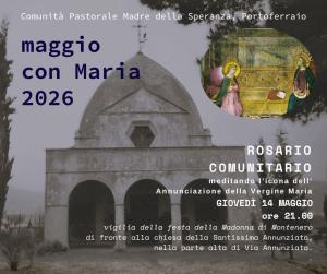 Avvisi della Comunità pastorale Madre delle Speranza di Portoferraio