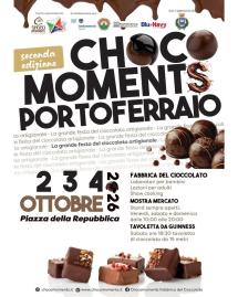 Portoferraio si prepara a diventare la capitale del cioccolato: dal 2 al 4 ottobre arriva "ChocoMoments 2026"