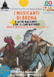 Mardilibri celebra la Festa nazionale delle Librerie con “I musicanti di Brema”