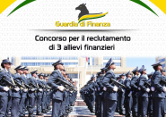GdF: reclutamento di 3 allievi finanzieri riservato ai congiunti delle 'vittime del dovere'