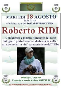 Un incontro-conferenza col fotografo Roberto Ridi a Procchio