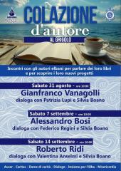 Colazioni d'Autore al Grigolo, tre appuntamenti organizzati da MardiLibri