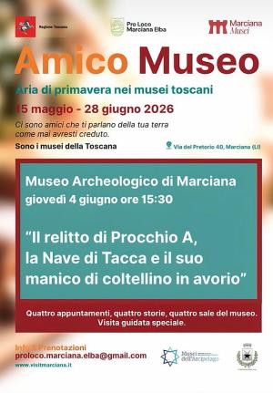 Continuano le visite speciali al Museo Archeologico di Marciana