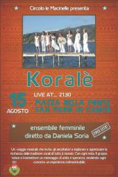 A San Piero con le Korale’ per un Ferragosto da ascoltare e non da gridare