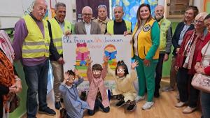 Dai Lions 15.000 dollari per la ristrutturazione della biblioteca scolastica di San Giuseppe Vecchio