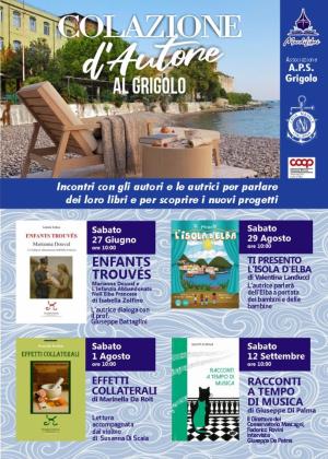 A "Colazione d'Autore" al Grigolo Marinella De Roit con "Effetti collaterali"