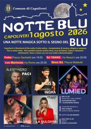 Domani a Capoliveri torna la magia della Notte Blu, la festa più attesa dell’estate elbana