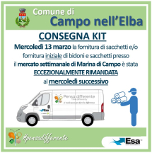 Campo: consegna kit ESA rimandata al prossimo mercoledi