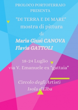 Il Circolo degli Artisti presenta le opere di Flavia Gattoli e Maria Giusi Canova