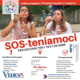 Servizio Civile presso l&#039;oratorio salesiano di Rio Marina: due i posti a disposizione