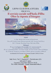 Il Servizio Sociale all'Elba. Oltre la risposta al bisogno