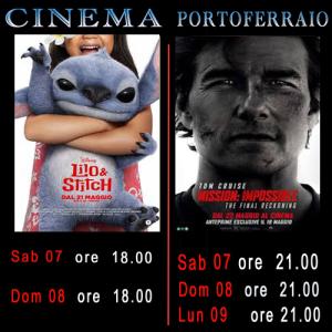 La programmazione del Cinema di Portoferraio