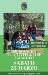 Una giornata per dare nuovo colore ai giardini di Carpani