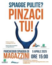 Pinzaci tu - Il 5 aprile a Magazzini per la 35^ edizione di 'Spiagge e Fondali puliti'