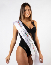 L&#039;elbana Anita Fratti alle Prefinali di Miss Italia a Roma