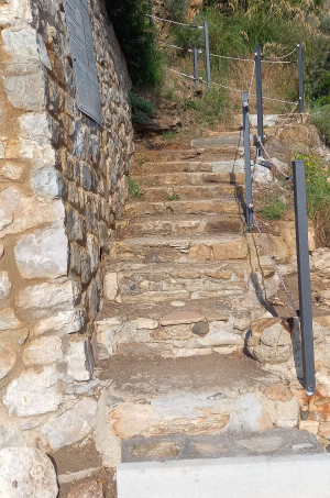Lavori per l&#039;accessibilità alla spiaggia di Ortano