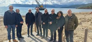 Visita dei vertici ASA al dissalatore per monitorare lo stato dei lavori