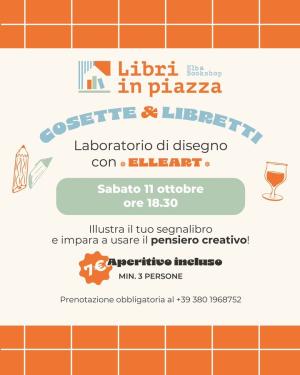 Alla libreria Libri in Piazza il laboratorio di disegno con Elleart