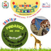 La Marina delle Meraviglie - il 17 giugno 'Pindarico, trasformismo e illusionismo su trampoli'