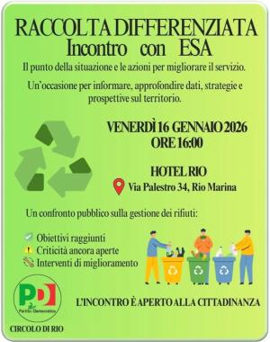 Raccolta differenziata, a Rio ESA incontra i cittadini