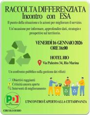 Raccolta differenziata, a Rio ESA incontra i cittadini