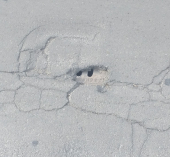 Il tombino asfaltato