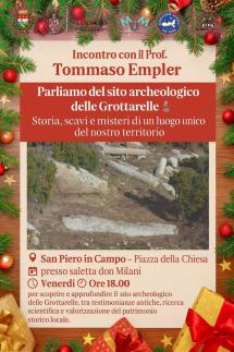 Sito archeologico delle Grottarelle, incontro a San Piero con il Prof. Empler