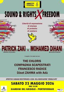 Il 23 Maggio Sound &amp; Rights x Freedom all’Isola d’Elba