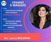 Assemblea del PD Elba con l'on. Laura Boldrini