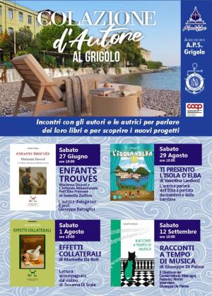 Dal 27 giugno al Grigolo torna "Colazione d'Autore"