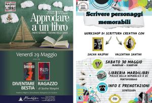 Approdare a un libro - Ultimo appuntamento con Sasha Naspini ed il suo romanzo "Diventare bestia"