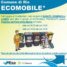 A Rio Marina arriva l’Ecomobile per i turisti in partenza