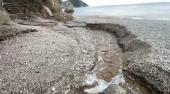 Frane sulle spiagge della Sorgente e di Sansone
