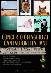 A Sant’Ilario concerto omaggio ai cantautori italiani