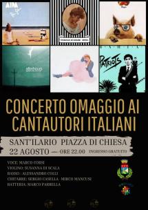 A Sant’Ilario concerto omaggio ai cantautori italiani